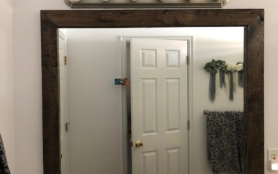 Easy DIY Mirror for Your Bathroom